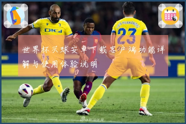 世界杯买球安卓下载客户端功能详解与使用体验说明