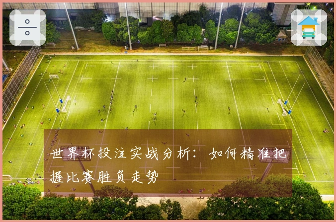 世界杯投注实战分析：如何精准把握比赛胜负走势